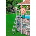Каркасный бассейн Bestway 56883 "Камень" (610х132см) фильтр-насос, тент, лестница, попл.-дозатор