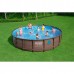 Каркасный бассейн Bestway 56977 Ротанг (549х122см) фильтр-насос, тент, лестница, попл.-дозатор