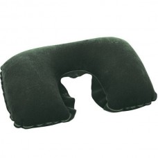 Подушка надувная для шеи флокированная Bestway 67006 (37х24х10) зеленый