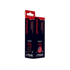 Мяч для настольного тенниса Stiga Optimum 3 звезды 3шт(бел)