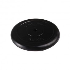 Диск обрезиненный черный Lite Weights RJ1030 d-26 20 кг
