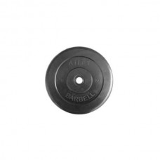 Диск обрезиненный черный Atlet Barbell d-26 20 кг