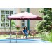 Садовый зонт А002-3030-2 3х3 м бордовый