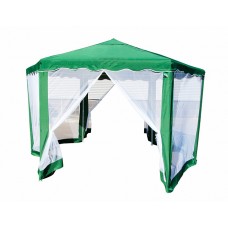Тент шатер шестиугольный 2х2х2 м зеленый