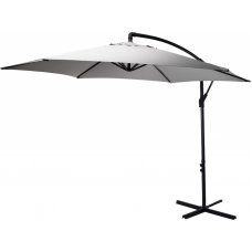 Зонт садовый  складной  ф300 Светло-серый 